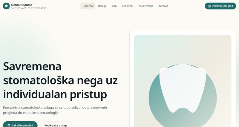 Dentalis Studio — Stomatološka klinika