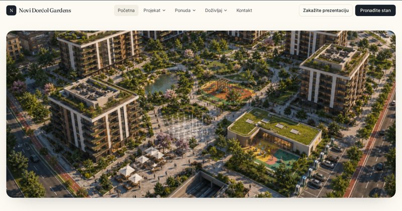 Novi Dorćol Gardens — Stambeni projekat