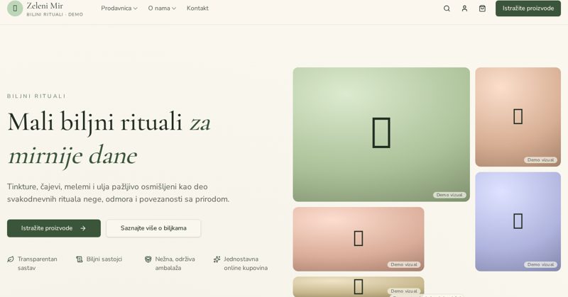 Zeleni Mir — Prodavnica